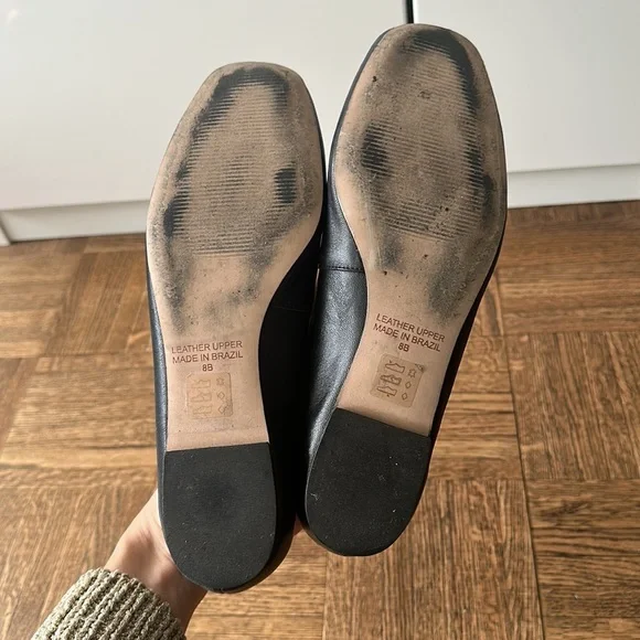 Barneys New York Leather Flats Black Size 8B Great condition - Picture 2 of 4